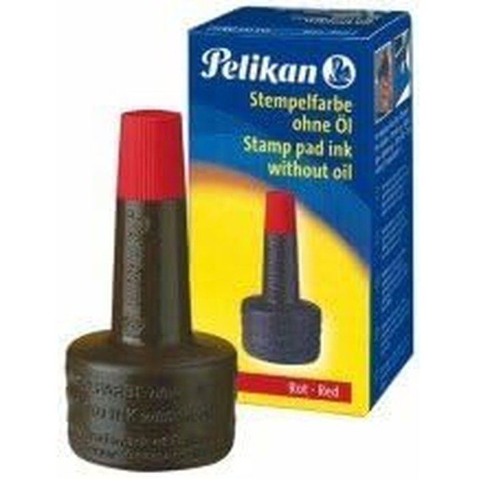 TINTA SELLAR PELIKAN 4K 28ML ROJO | 1 UNIDADES | (PELIKAN, S,A,)
