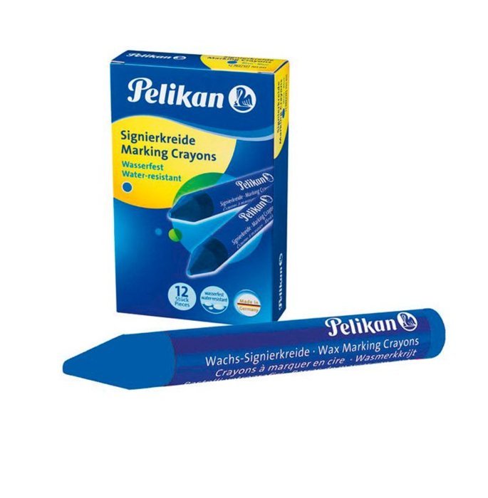 BARRA MARCAR DURA PELIKAN 762 AZUL | 12 UNIDADES | (PELIKAN, S,A,)