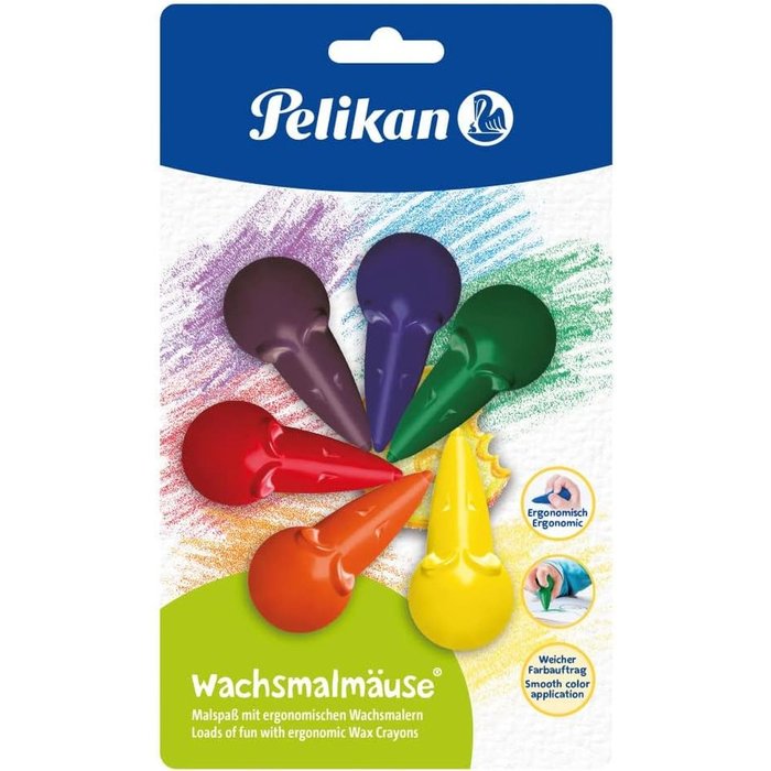 CERA RATON PELIKAN 6 COLORES SURTIDOS | 1 UNIDADES | (PELIKAN, S,A,) Imagen principal del producto