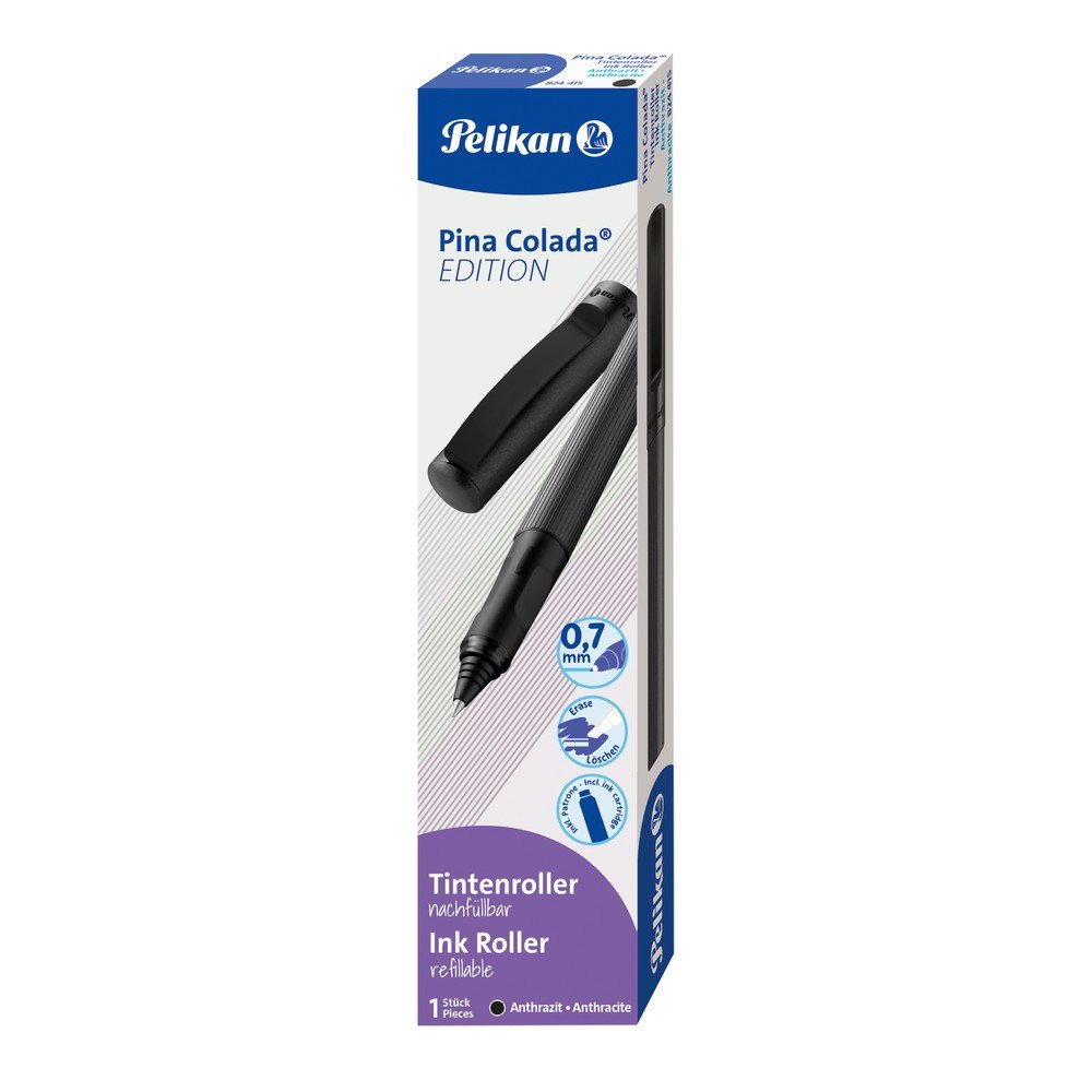 Boligrafo Roller Pelikan Piña Colada Antracita Marca Pelikan Imagen principal del producto