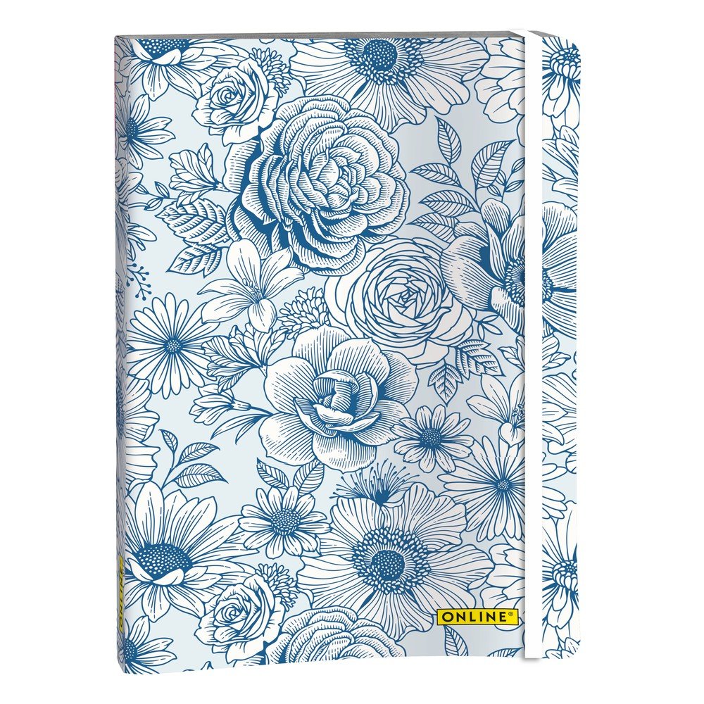 Bullet Journal Online A5 Blue Flowers 18022 Marca Online Imagen principal del producto