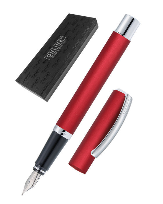 PLUMA ONLINE VISION SATIN M ROJO | 1 UNIDADES | (ONLINE) Imagen principal del producto