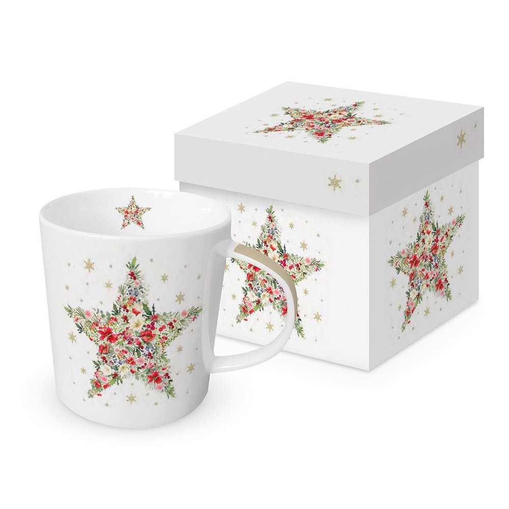 TAZA BEAUTIFUL CHRISTMAS ESTRELLA + CAJA REGALO | PPD | 1 UNIDAD | 4021766308069 Imagen principal del producto