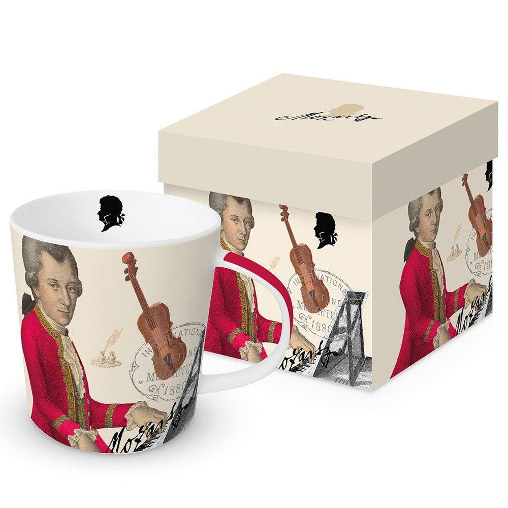 Taza Mozart con Caja Regalo PPD Imagen principal del producto