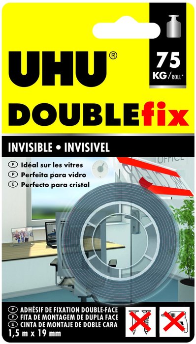 Cinta Doble Cara Invisible 1,5 m Uhu PRODUCTOS IMEDIO Imagen principal del producto