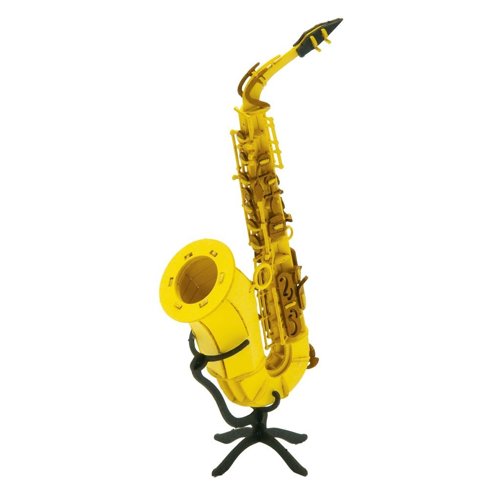 Maqueta de Papel 3D Saxofón Fridolin Maquetas