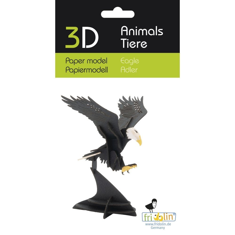 Maqueta Carton 3D Aguila Fridolin Maquetas