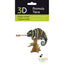 Maqueta Cartón 3D Camaleón de Colores Fridolin Maquetas