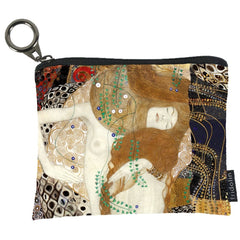MINI MONEDERO CON CREMALLERA KLIMT SERPIENTES DE AGUA | FRIDOLIN ARTE | 1 UNIDAD | 4031172192466