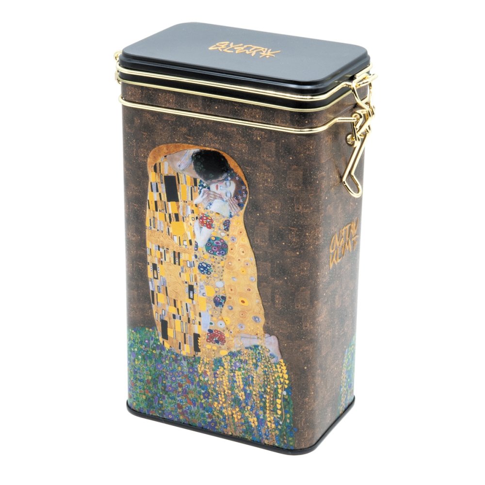 Caja de lata con cierre Gustav Klimt El Beso Fridolin Arte Imagen principal del producto