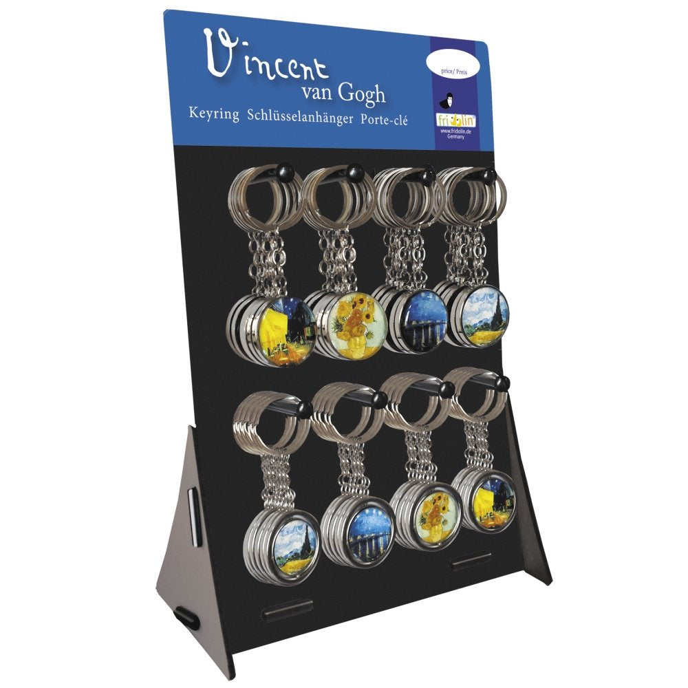 EXPOSITOR 48 LLAVEROS VAN GOGH SURTIDOS | FRIDOLIN ARTE | ENVASE 48 UDS. UNIDAD | 4031172196303