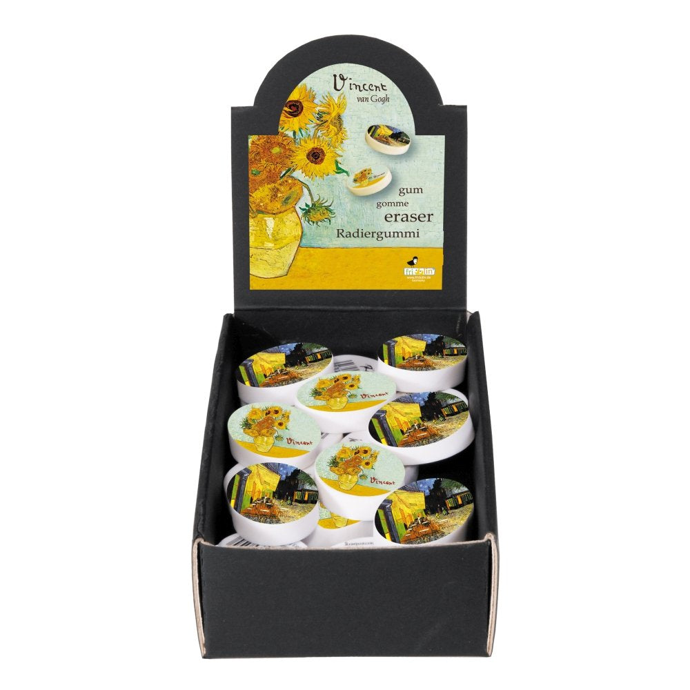 Expositor 60 Gomas de Borrar Van Gogh Surtidas Marca Fridolin Arte Imagen principal del producto