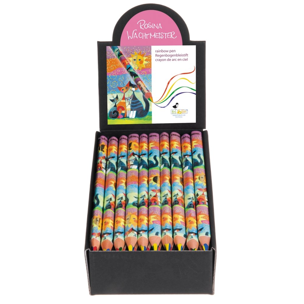 Expositor 50 Lápices Arcoiris Wachtmeister Fridolin Arte
