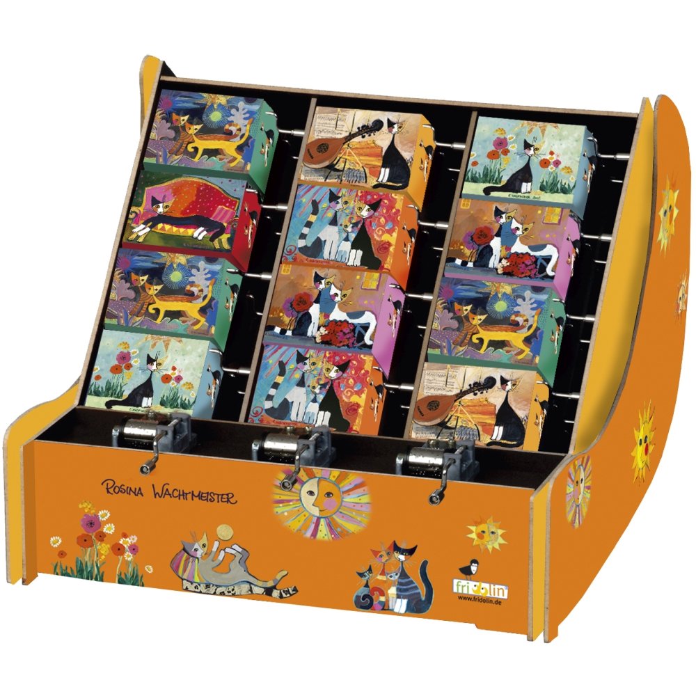 Expositor 36 Cajas de Música Wachtmeister Fridolin Arte Imagen principal del producto
