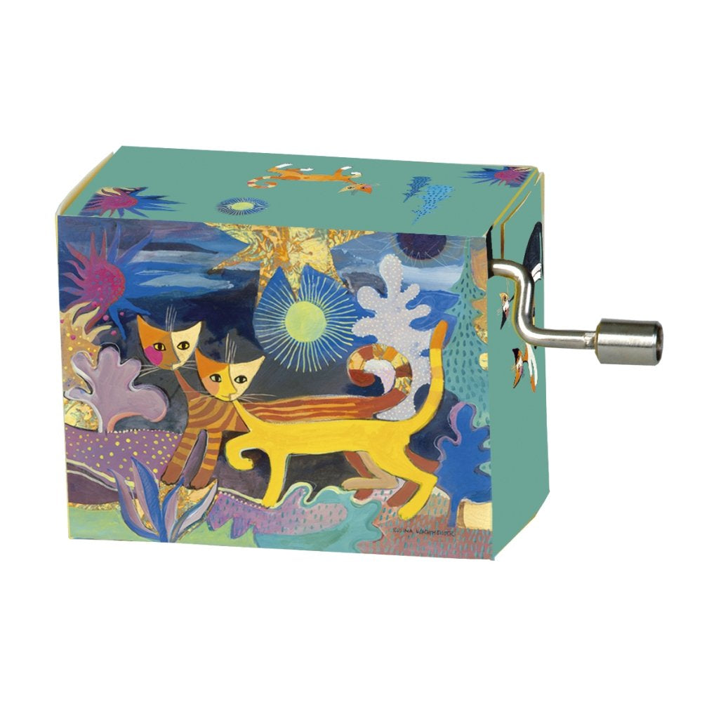 Caja de Música Musica Nocturna Mozart Gato Fridolin Arte Imagen principal del producto