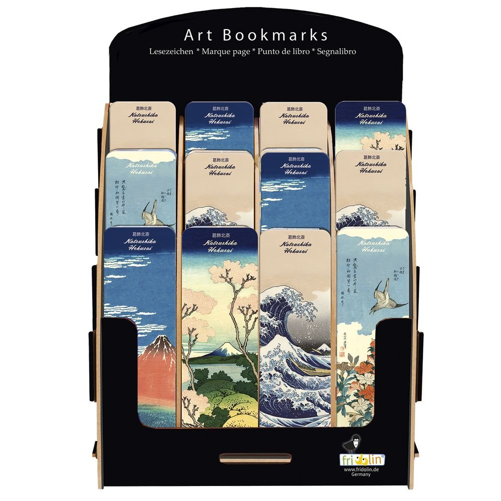 Expositor 240 Marcapáginas Hokusai Surtidos Fridolin Arte Imagen principal del producto