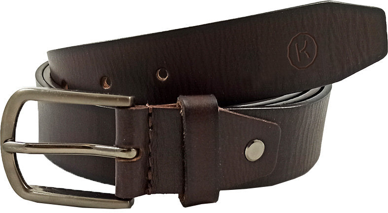 Cinturón de Piel Hombre Kronos Básico Marrón Talla 105 Marca Travel Fantasy Kronnos