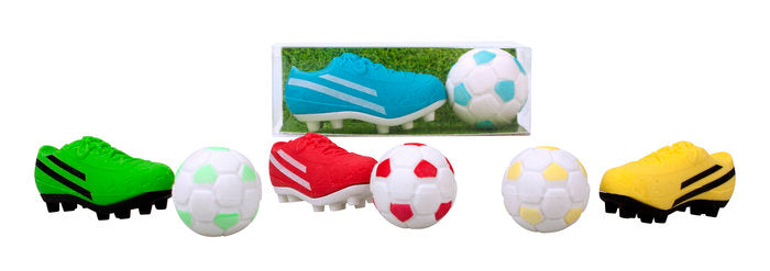 Expositor 24 Gomas Set de Futbol Surtidos TRENDHAUS