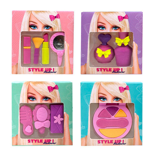 EXPOSITOR 24 SET GOMA ESTILO BARBIE | 24 UNIDADES | (TRENDHAUS) Imagen principal del producto