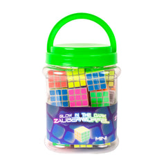 BOTE 36 CUBO RUBIK MAGICO MINI FLUORESCENTE SURTIDOS | TRENDHAUS | ENVASE 36 UDS. UNIDAD | 4032722039729