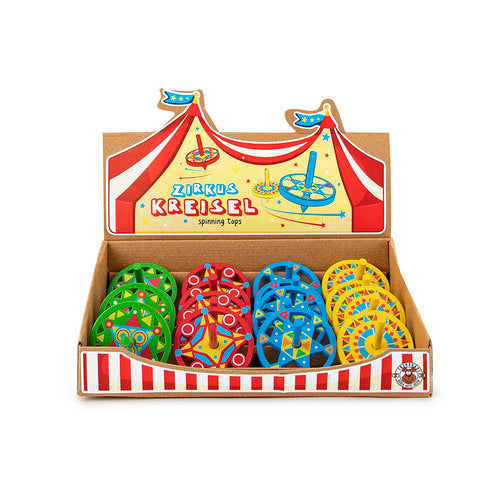 EXPOSITOR 16 PEONZA CIRCO EN MADERA SURTIDAS | TRENDHAUS | ENVASE 16 UDS. UNIDAD | 4032722045560