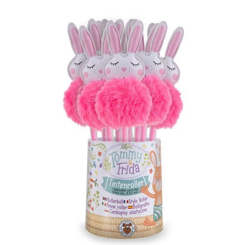 Expositor 10 Boligrafos Conejito de Peluche TRENDHAUS
