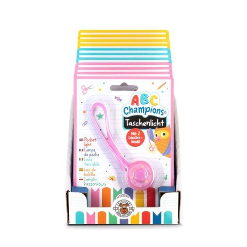 Expositor 12 Luz de Bolsillo o Colgante Surtidas Papelería del Paseo