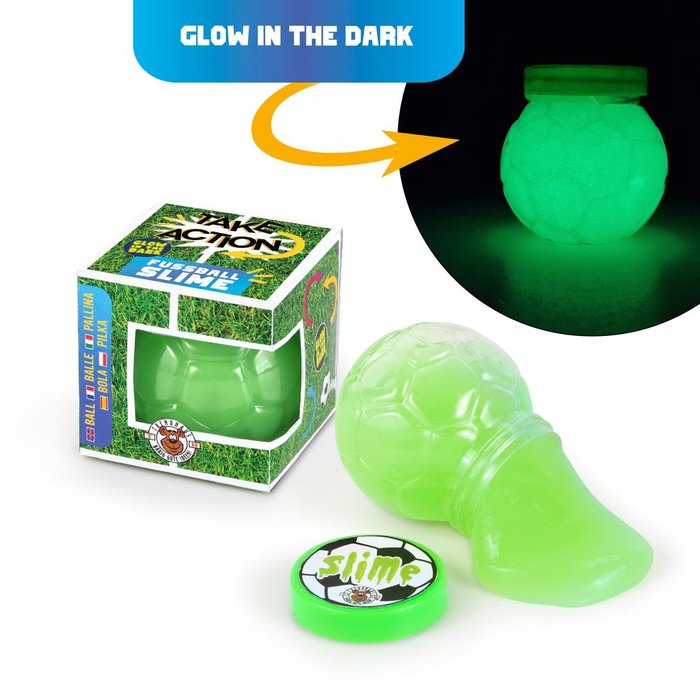 EXPOSITOR 12 SLIME FUTBOL FLUORESCENTE 60G | TRENDHAUS | ENVASE 12 UDS. UNIDAD | 4032722054043