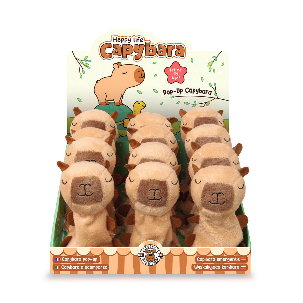 Expositor 12 Peluches Capibara Saltarin TRENDHAUS Imagen principal del producto