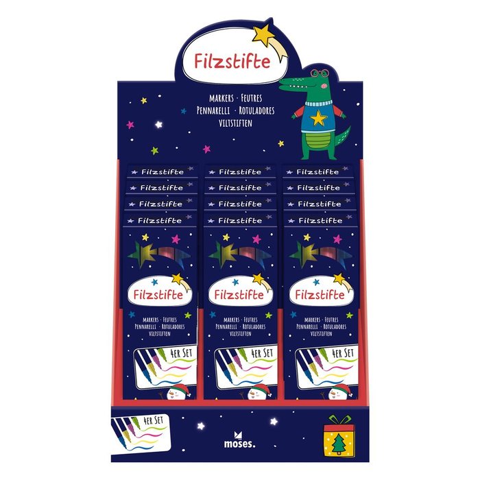 Set de Rotuladores Purpurina Moses