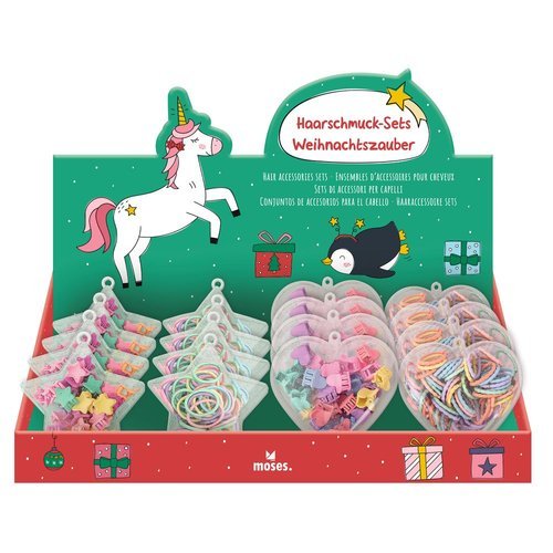 Expositor Sets para el Pelo Infantiles Navidad Surtidos MOSES
