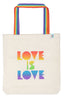 BOLSA DE TELA DE LA COMPRA LOVE IS LOVE | MOSES