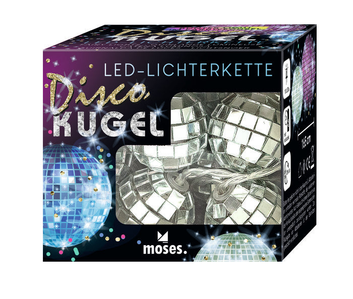 GUIRNALDA DE LUCES BOLAS DE DISCO SURTIDAS | MOSES | 1 UNIDAD | 4033477251978