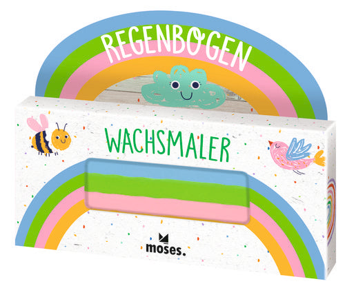 Cera Multicolor Arcoiris Infantil Moses Pack 12 unidades Imagen principal del producto