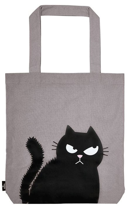 BOLSA DE TELA DE LA COMPRA ED HAPPY FACE EL GATO | MOSES Imagen principal del producto