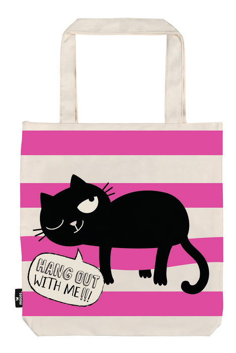 BOLSA DE TELA DE LA COMPRA HANG OUT ED THE CAT | MOSES Imagen principal del producto