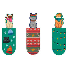 MARCAPAGINAS MAGNETICOS GATOS NAVIDAD 6 UNIDADES | MOSES | ENVASE 6 UDS. UNIDAD | 4033477311597