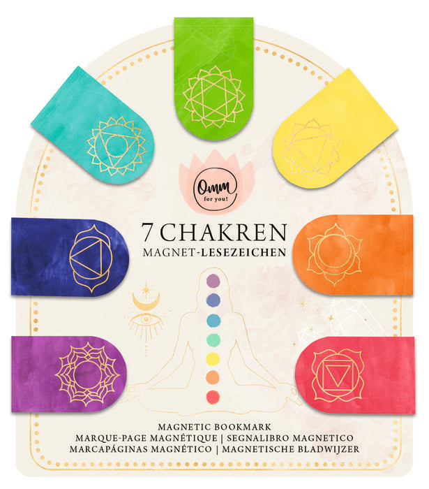 SET DE MARCAPAGINAS MAGNETICOS 7 CHAKRAS | 1 UNIDADES | (MOSES) Imagen principal del producto