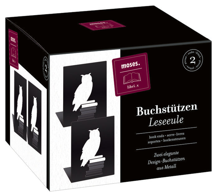 Sujetalibros Silueta Lechuza 2 piezas MOSES