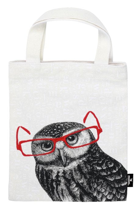 BOLSA DE TELA PARA LIBROS BUHO | MOSES Imagen principal del producto