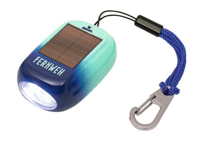 Mini Linterna Solar con Dinamo Colores Surtidos MOSES Imagen principal del producto