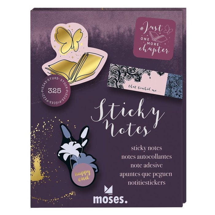 Set de notas adhesivas Booklovers Forever Moses