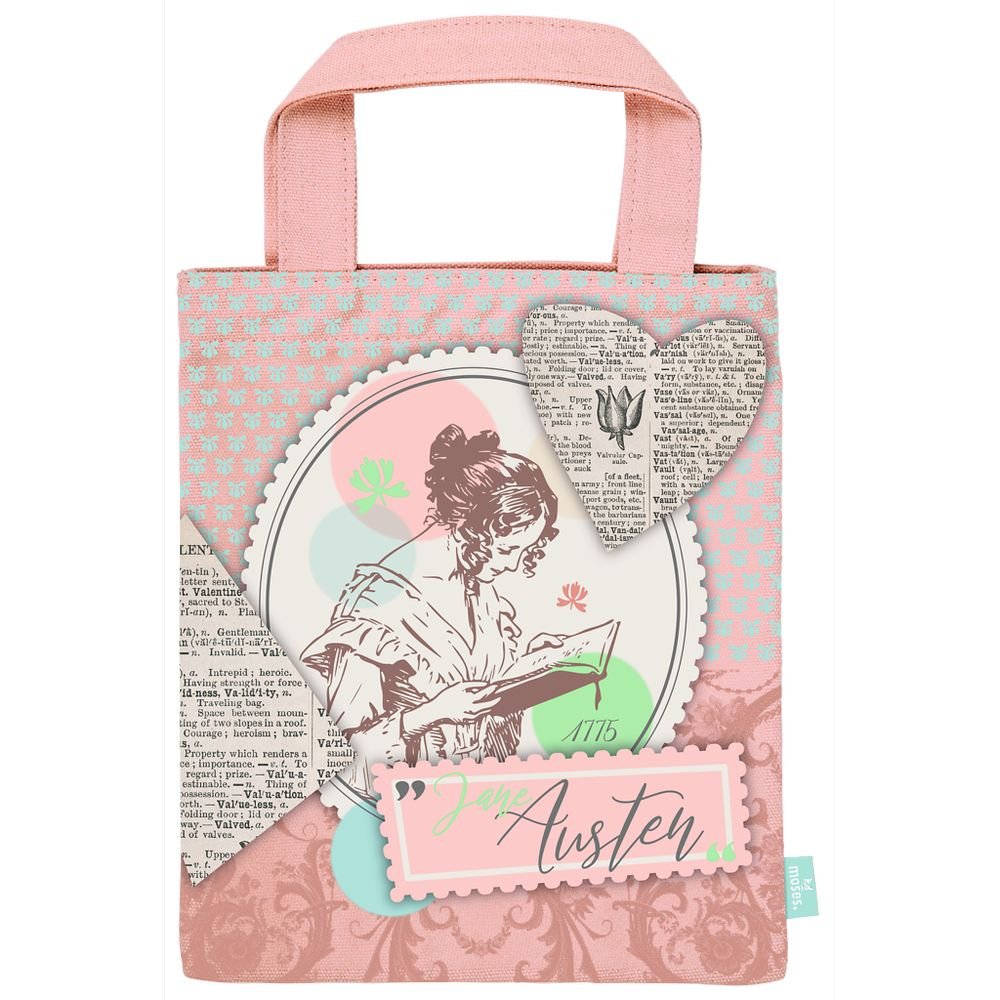 BOLSA DE TELA PARA LIBROS JANE AUSTEN NEW | MOSES Imagen principal del producto