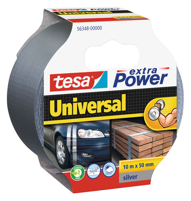 Cinta Americana Tesa Extra Power Universal 10x50 Plata Imagen principal del producto