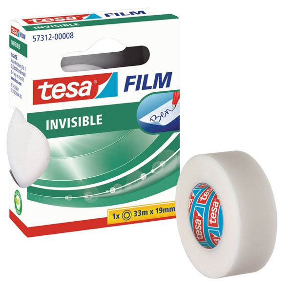 CINTA ADHESIVA INVISIBLE 33X19 | 10 UNIDADES | (TESA TAPE, S,A,) Imagen principal del producto