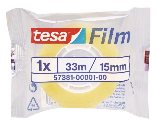 CINTA ADHESIVA 33X15 TESA | 30 UNIDADES | (TESA TAPE, S,A,)