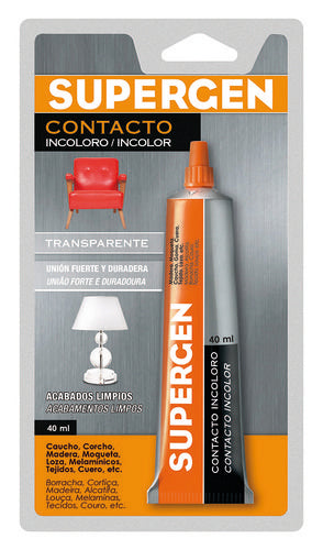 PEGAMENTO SUPERGEN 20ML CONTACTO INCOLORO | 24 UNIDADES | (TESA TAPE, S,A,) Imagen principal del producto