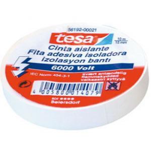Cinta Aislante Blanca Tesa 10x15 mm Pack 10 unidades Imagen principal del producto