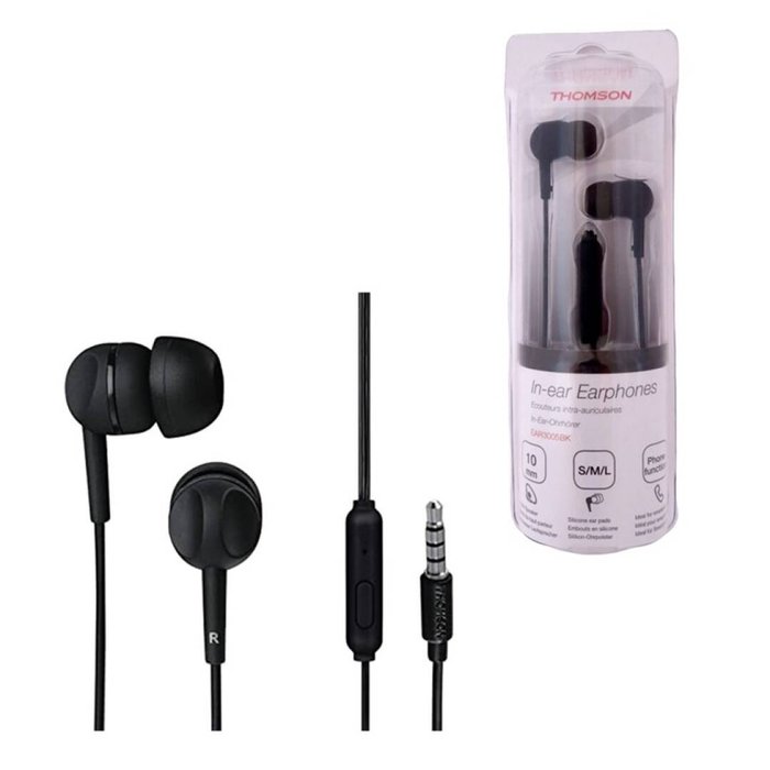 Auriculares Boton Thomson Ear3005 Negro VINI Trading S.L.