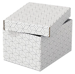 PACK 3U CAJA CARTON DECORATIVA BLANCO 255X200X150MM | LEITZ | 1 UNIDAD | 4049793072258
